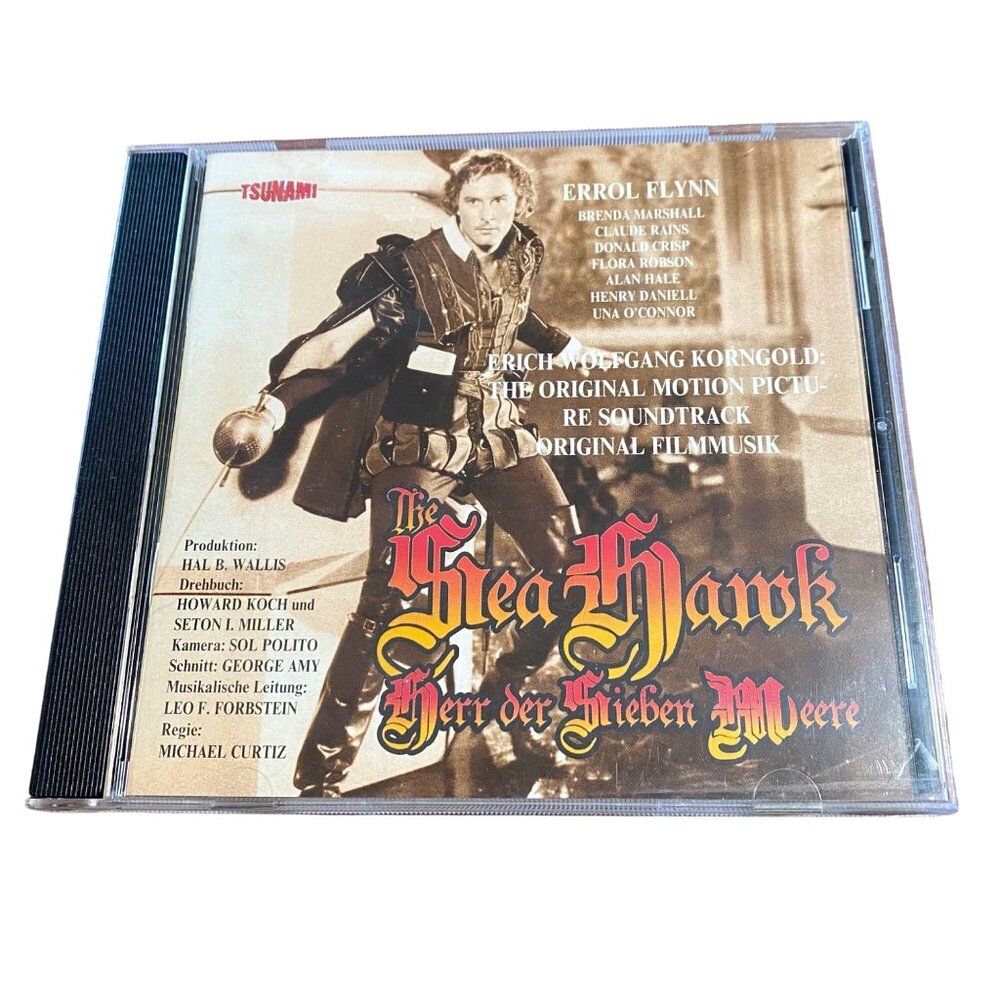 The Sea Hawk Herr Der Sieben Meere CD‎ Original Soundtrack Errol Flynn Cover Art